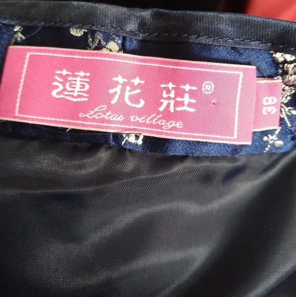 Vintage 90s Y2K Traditional Chinese Genuine Silk Qipao Top - Picture 4 of 10